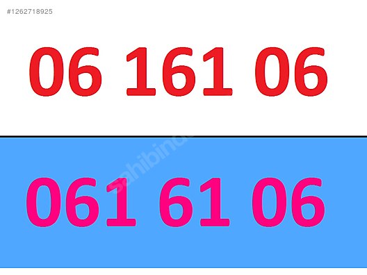 İkinci El ve Sıfır Alışveriş / Cep Telefonu & Aksesuar / Numara / Vodafone