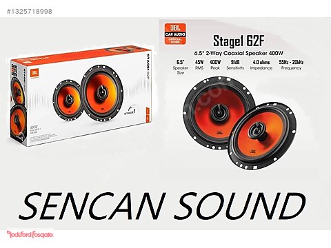 ライブロック 2点セット JSコーラル Jbl Stage1 62f 16.5 Cm 400 Watt 2 Yollu Oto Koaksiyel - 1325718998