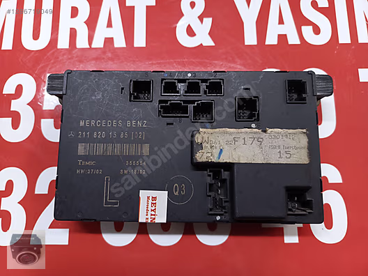 2118201585 Mercedes W211 E Kasa Ön Sol Kapı Beyni #1286719049