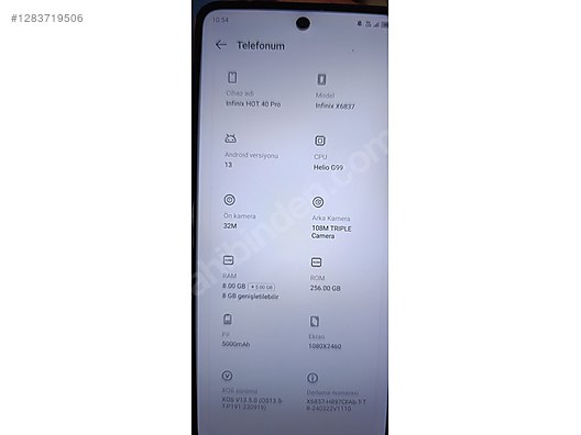 Used & Brand New Items / Cell Phones & Accessories / Cell Phones / Infinix / Hot 40 Pro
