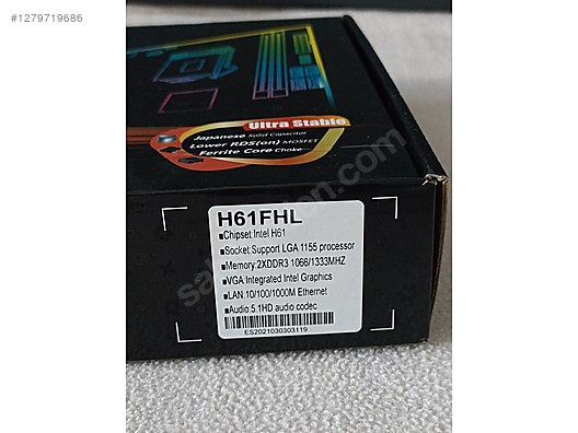 H61FHL DDR3 İŞLEMCİ PİNLERİ YAMUK - Anakart ve Tüm Masaüstü Bilgisayar Parçaları sahibinden.com'da