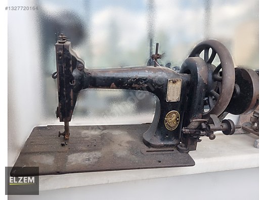 140 Yıllık Antika Fransız Dikiş Makinesi 1890'ler - Nadir Kole on