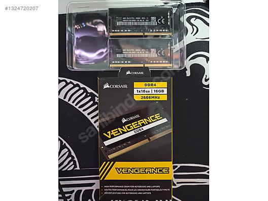 2x4GB SK HYNIX DDR4 2666 MHZ NOTEBOOK RAM sahibinden.comda