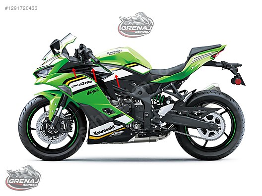 Grenaj / KAWASAKİ NINJA ZX4RR 2025 SOL ÜST GRENAJ STİCKER DAHİL