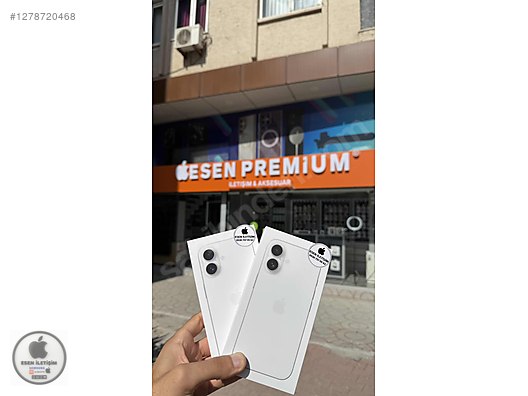 Resim Apple iPhone 16 TR | 128 GB  Beyaz 