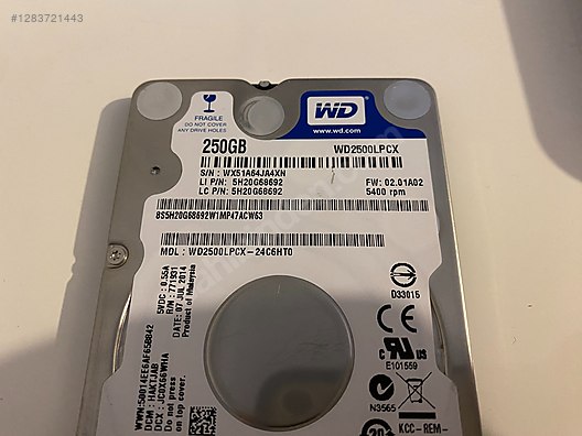 Used & Brand New Items / Computers / Laptops & Notebooks / Laptop & Netbook Components / Harddisks