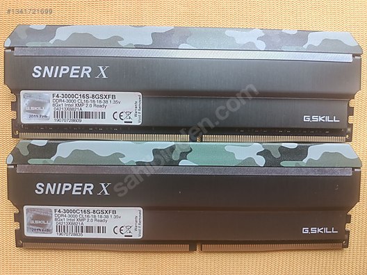 G.Skill Sniper X Classic Camo 16GB (2x8GB) DDR4 3000MHz CL16 RAM