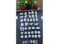 38 Adet (3D) Taş Boyama Figür Çocuk Gelişi TOPTAN