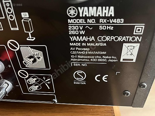 Yamaha AVR - Yamaha 5.1 modeli rx-V483 ( Bluetooth) bağlantısı