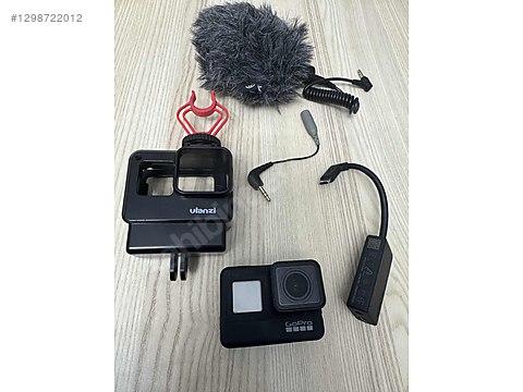 Gopro hero 7 black + mikrofon adaptörü seti sahibinden.comda