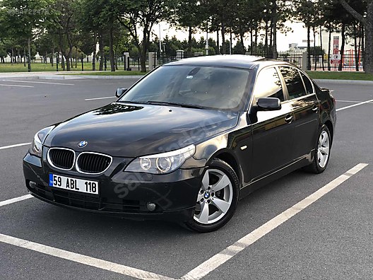 bmw 5 series 520d premium sahibinden orijinal oynanmamis siyah sunrooflu temiz e60 at sahibinden com 934722476