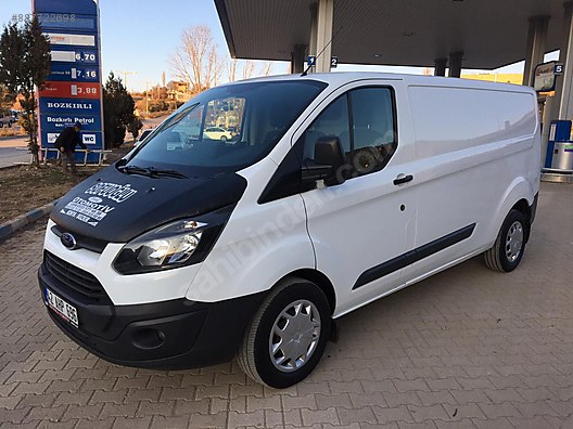 blue ford transit custom