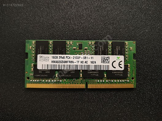 16GB SK hynix DDR4 2133MHZ LAPTOP RAM sahibinden.comda - 1318722822