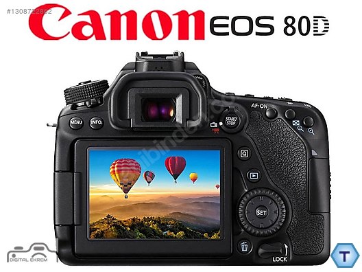 DSLR / Canon / EOS 80D / CANON EOS 80D HATASIZ 15 KDA BODY