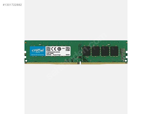 Crucial 8gb ddr4 on sahibinden.com - 1301722882