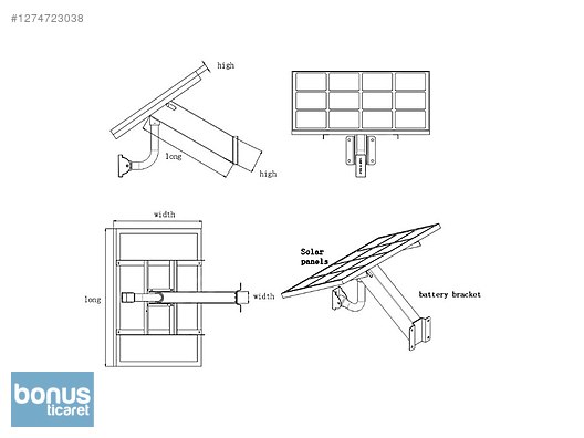 Güneş Enerjisi Sistemi - URANIUM UR-10040 SOLAR PANEL GÜNEŞ ENERJİ BESLEME SİSTEMİ