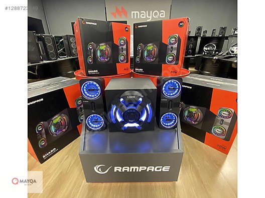 Rampage RMS-311 SHARD 2+1 80W Siyah Rgb Işıklı Speaker sahibinden
