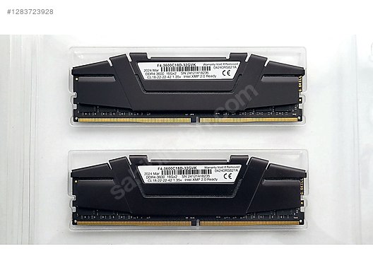 GSkill RipjawsV 32GB (2x16GB) 3600MHz DDR4 Ram F4-3600C18D-32GVK - RAM Bellek ve Tüm Masaüstü Bilgisayar Parçaları sahibinden.com'da