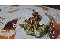 kurbağa mücevher kutusu