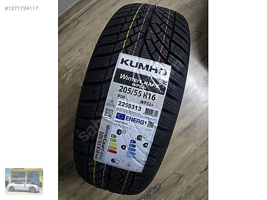 205/55/16 KUMHO WİNTERCRAFT WP52+ ELETİRİKLİ ARAÇLAR İÇİN UYGUN on