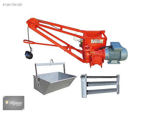 Sessiz Şanzımanlı Dam Vinci | Sıfır İnşaat Asansörü 250-500 kg on