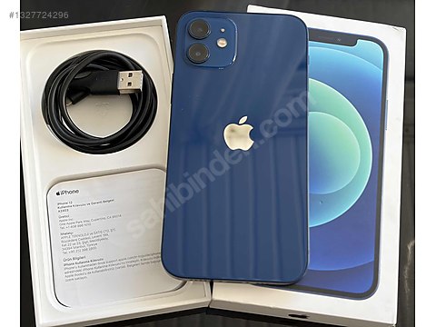 Apple / iPhone 12 / TEMİZ! İPHONE 12 64GB KUTULU PİL 80 sahibinden