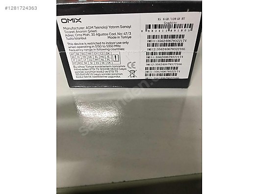 İkinci El ve Sıfır Alışveriş / Cep Telefonu & Aksesuar / Cep Telefonu / Omix / X500