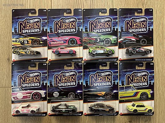 Hot Wheels Neon Speeders ミニカーセット 23台 Hot Wheels Neon Speeders Set on sahibinden.com - 1267724793
