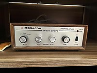 Luxman yapımı Monacor Entegre Amfi