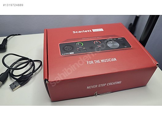 Focusrite Scarlett Solo Gen 3 Ses Kartı sahibinden.comda - 1319724889