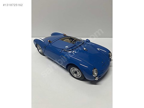 Schuco 1/18 ölçek Porsche 550 A Spyder Diecast modeli on