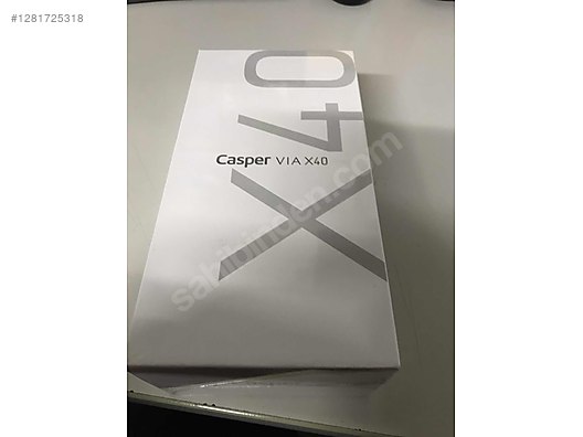 İkinci El ve Sıfır Alışveriş / Cep Telefonu & Aksesuar / Cep Telefonu / Casper / VIA X40