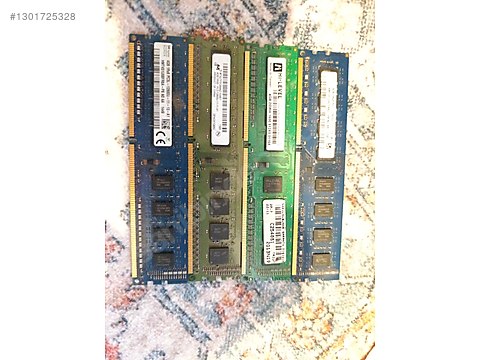 ÇEŞİTLİ MARKALARDA DDR3 4 GB RAM sahibinden.comda - 1301725328