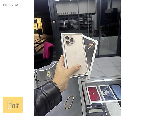 Resim Apple iPhone 16 Pro Max İkinci El YD | 256 GB | Çöl Titanyum İkinci El İPHONE 16 PROMAX 256 GB YURT DIŞI 10 AY AÇIK HATASIZ !!