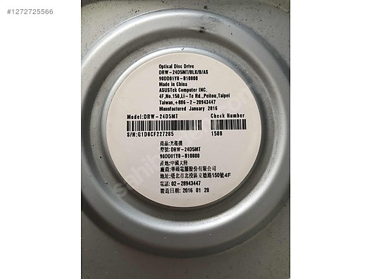 DVD Yazıcı ASUS DRW-24D5MT - DVD Sürücü / Yazıcı ve Tüm Masaüstü Bilgisayar Donanımları sahibinden.com'da
