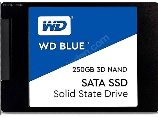 ①WD BLUE 3D NAND SATA SSD 250GB×5 WD BLUE 3D NAND 250GB SSD sahibinden.comda - 1329726036