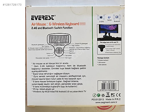 İkinci El ve Sıfır Alışveriş / Bilgisayar / Çevre Birimleri / Mouse & Klavye Seti