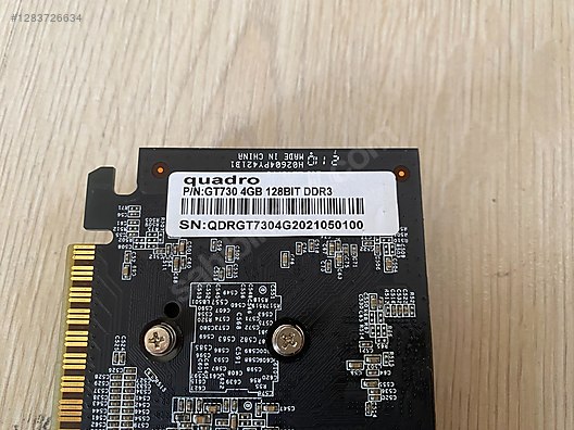 - NVIDIA GT 730 / 4 GB 128 BİT DDR3 TERTEMİZ EKRAN KARTI - - Quadro Ekran Kartı İlanları sahibinden.com'da