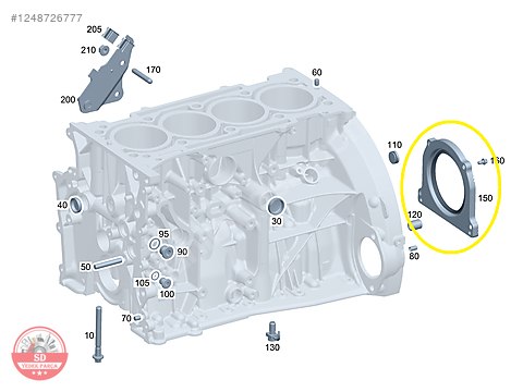 Otomobil & Arazi Aracı / Motor / A2700100068 2700100068 arka grank