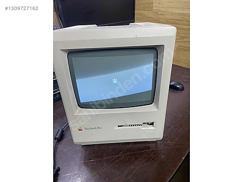 Apple / Vintage Retro apple Macintosh plus 1 mb antika bilgisayar