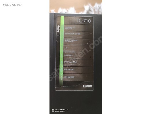 İkinci El ve Sıfır Alışveriş / Bilgisayar / Masaüstü / Modeller / Acer