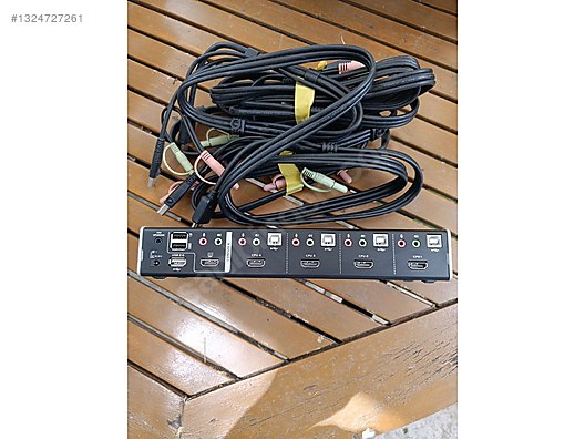 ATEN CS1794 4 Port HDMI USB KVM Switch + Kabloları | Profesyonel