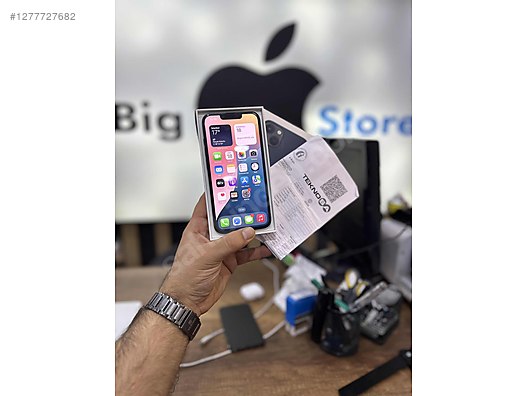Resim Apple iPhone 13 İkinci El TR | 128 GB | Siyah İkinci El İPHONE 13 128GB SİYAH SIFIR GBİ 1 AYLIK FATURALI 23 AY GARANTİLİ