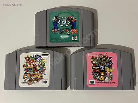 3 adet Nintendo 64 Orijinal Oyun on sahibinden.com - 1330727876