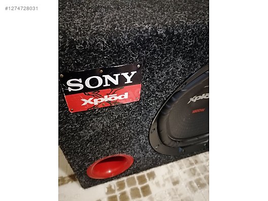 Sony xplod subwofer on sahibinden.com - 1274728031