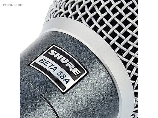 SHURE BETA 58A ロゴプレートなし Shure Beta 58A Çiziksiz Hatasız sahibinden.comda - 1328728181