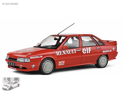 ソリド 1/18 ルノー21 ターボ Mk.1 1988 グレイシャーホワイト Solido Diecast Model 1:18 Renault Araba - 1322728489