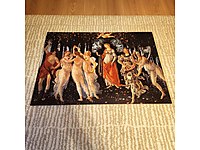 Sanat Eseri Tadında Bitmiş Yapışmış Tabloluk Puzzle