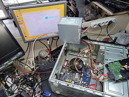 Masaüstü Bilgisayar - Anakart Foxconn G41MXP 775 Pin Intel Pentium E6550 DDR3 Anakart 250TL Anakart Anakart