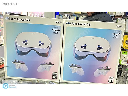 Meta Quest 3S 128 GB SIFIR - Takas - ÜCRETSİZ KURYE !! sahibinden